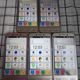 シンプルスマホ4 704SH 3G32G android8 Simフリー 5台➀