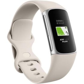 【Suica対応】Fitbit Charge 6 トラッカー ポーセレン／シルバー スマートウォッチ/防水/iPhone対応/アンドロイド対応 フィットビット