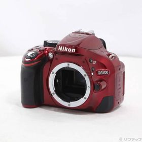 〔中古〕Nikon(ニコン) NIKON D5200 ボディ (レッド)〔305-ud〕