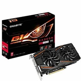 【中古】GIGABYTE ビデオカード AMD RADEON RX480搭載 GV-RX480G1 GAMING-4GD(PCパーツ)