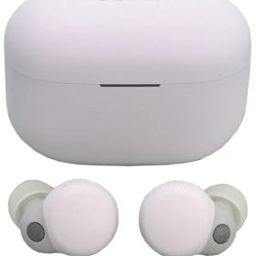 【SONY】ソニー『ワイヤレスノイズキャンセリングステレオヘッドセット / Linkbuds S / ホワイト』WF-LS900N(W) 2022年6月発売 音響機器 1週間保証【中古】