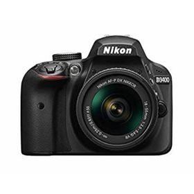 【中古】Nikon デジタル一眼レフカメラ D3400 AF-P 18-55 VR レンズキット ブラック D3400LKBK(デジタル一眼)