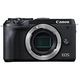 【中古】Canon ミラーレス一眼カメラ EOS M6 Mark II ボディー ブラック EOSM6MK2BK-BODY(ミラーレス一眼)