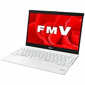 【中古】富士通 13.3型ノートPC [・Win10 Home・Core i3] LIFEBOOK UH55/B3 ホワイト with ネイビー FMVU55B3LB(ノートPC)