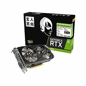 【中古】玄人志向 NVIDIA GeForce RTX 2060 搭載 グラフィックボード 6GB GF-RTX2060-E6GB/OC(PC周辺機器)