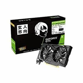 【中古】玄人志向 NVIDIA GeForce GTX 1650 搭載 グラフィックボード 4GB デュアルファン GF-GTX1650-E4GB/OC/DF(PCパーツ)
