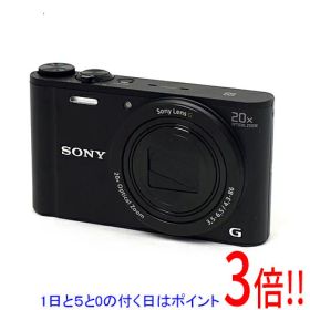 【1日と5.0のつく日、18日はポイント3倍！】【中古】SONY製 Cyber-shot DSC-WX350 ブラック/1820万画素