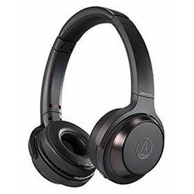 【中古】オーディオテクニカ audio-technica ワイヤレスヘッドホン 重低音 最大70時間再生 オンイヤー密閉型 ATH-WS330BT BK/Bluetooth対応 ブラック(ヘッドフォン/イヤフォン)