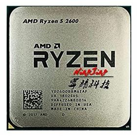 【中古】AMD Ryzen 5 2600 R5 2600 3.4 GHz 6コア 12コア 65W CPUプロセッサー YD2600BBM6IAF ソケット AM4(PCパーツ)