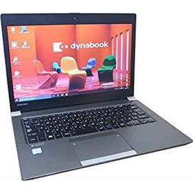 【中古】中古パソコン ノートパソコン 東芝 TOSHIBA dynabook R63/U Core i5 6200U 2.30GHz 8GBメモリ SSD 128GB Windows10 Pro 64bit 搭載 13.3型ワイド(ノートPC)