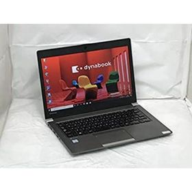 【中古】 東芝 dynabook R63/B ノートパソコン Core i5 6300U 2.4GHz メモリ8GB SSD256GB 13インチ Windows10 Professional 64bit PR63BBAAD4CAD81(ノートPC)