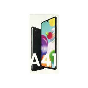 【中古】 SAMSUNG Galaxy A41 SCV48 Black ブラック au SIMロック解除済 白ロム 本体