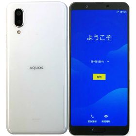 【中古】 SHARP AQUOS sense3 plus サウンド SHV46 white ホワイト 64GB au SIMロック解除済 白ロム 本体