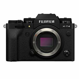 【中古】富士フイルム(FUJIFILM) ミラーレス一眼カメラ X-T4ボディ ブラック X-T4-B(ミラーレス一眼)