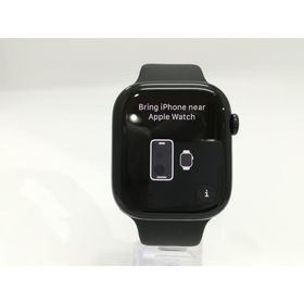 【中古】Apple Watch Series10 46mm GPS ジェットブラックアルミニウムケース/ブラックスポーツバンド (M/L) MWWQ3J/A【浜松駅前】保証期間１ヶ月【ランクB】