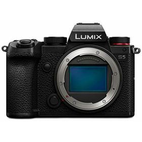 【中古】パナソニック(Panasonic) フルサイズ ミラーレス一眼カメラ ルミックス S5 ボディ 小型 軽量モデル ブラック DC-S5-K(ミラーレス一眼)