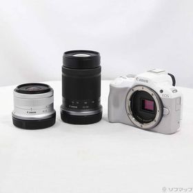 〔中古〕Canon(キヤノン) EOS R50 ダブルズームキット ホワイト〔269-ud〕