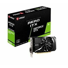【中古】MSI GeForce GTX 1650 D6 AERO ITX J グラフィックスボード VD7679(PCパーツ)
