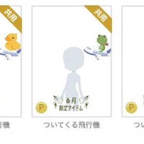 ついてくる飛行機 3点セット | ニコッとタウン(ニコタ)のアカウントデータ、RMTの販売・買取一覧