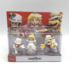 ニンテンドウ(任天堂)の【中古】任天堂 amiibo マリオ・ピーチ・クッパ ウェディングスタイル トリプルウェディングセット アミーボ[10][240010390913](その他)