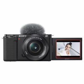 ソニー SONY VLOGCAM ZV-E10L パワーズームレンズキット ミラーレス一眼カメラ [ブラック]【ラッピング対応可】 R-LOGI