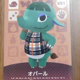 即決 新品未使用 amiiboカード 第1弾 051 オパール 同梱可 アミーボカード amiibo あつまれどうぶつの森 とびだせ どうぶつの森