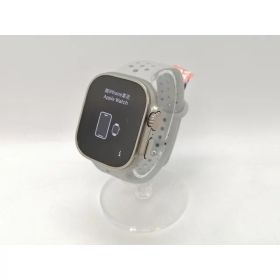 【中古】Apple Apple Watch Ultra2 49mm Cellular チタニウムケース/ブルー/ブラックトレイルループ(S/M) MRF53J/A【高崎モントレー】保証期間1ヶ月【ランクA】