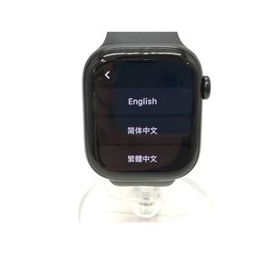 【中古】Apple Watch Series10 42mm GPS ジェットブラックアルミニウムケース/ブラックスポーツバンド (S/M) MWWE3J/A【高崎モントレー】保証期間１ヶ月
