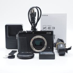 フジフイルム(富士フイルム)のショット数わずか903回 FUJIFILM ミラーレス一眼 X-E3 ブラック(ミラーレス一眼)