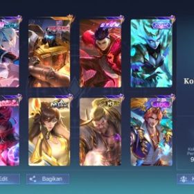 値引き可！エンブレムMAX ヒーロー全所持 スキン254 | モバレジェ(モバイルレジェンド)のアカウントデータ、RMTの販売・買取一覧