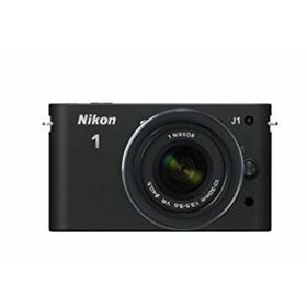 【中古】「非常に良い」Nikon ミラーレス一眼カメラ Nikon 1 (ニコンワン) J1 (ジェイワン) 標準ズームレンズキット ブラックN1 J1HLK BK(ミラーレス一眼)
