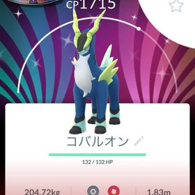 色違い+背景付きコバルオン | ポケモンGOのアカウントデータ、RMTの販売・買取一覧