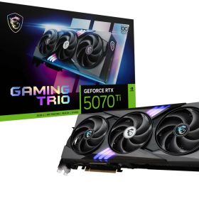 MSI GeForce RTX 5070 Ti 16G GAMING TRIO OC グラフィックスボード VD9096