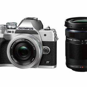 【箱破損 または 箱汚れ品】OLYMPUS OM-D E-M10 Mark IV EZダブルズームキット(シルバー)