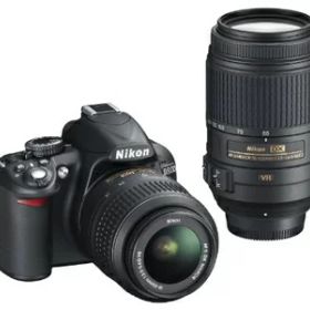 【中古】 Nikon デジタル一眼レフカメラ D3100 ダブルズームキット D3100WZ