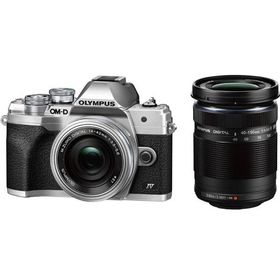 [箱破損 または 箱汚れ品]OLYMPUS OM-D E-M10 Mark IV EZダブルズームキット(シルバー)
