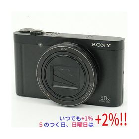【中古】SONY製 Cyber-shot DSC-WX500 ブラック/1820万画素 本体いたみ