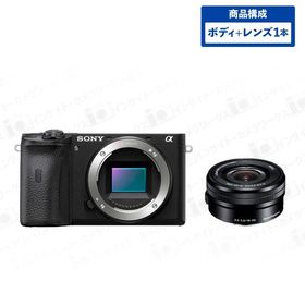 ソニー α6600 ILCE-6600 ボディ ブラック + 標準ズームレンズセット E PZ 16-50mm F3.5-5.6 OSS SELP1650 ブラック SONY