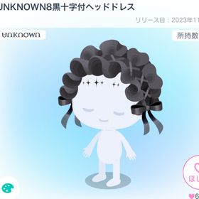 unknown8黒十字付ヘッドドレス | ピグパ(ピグパーティ)のアイテム、RMTの販売・買取一覧