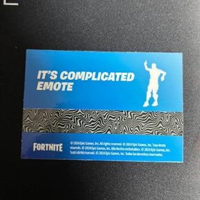 エモート《複雑なんだ》引き換えコード | フォートナイト(Fortnite)のアカウントデータ、RMTの販売・買取一覧
