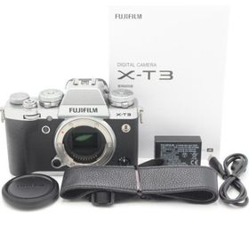 FUJIFILM 富士フイルム ミラーレス一眼カメラ X-T3ボディ シルバー(ミラーレス一眼)