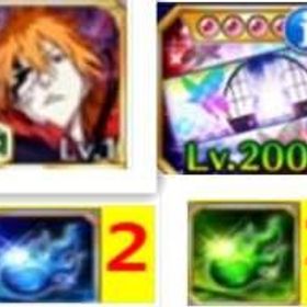 6周年黒崎一護ブレソル霊玉3.85万-4万個+6★ 11-17体+5★ 170～200体+ランダム | ブレソル(ブリーチ ブレイブソウル)のアカウントデータ、RMTの販売・買取一覧