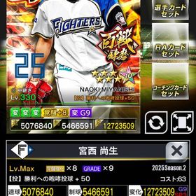 ２凱 百戦錬磨 宮西 | プロ野球プライドのアカウントデータ、RMTの販売・買取一覧