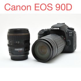 キヤノン(Canon)のCanon EOS 90DダブルレンズセットEF 75-300 EF 28 80(デジタル一眼)