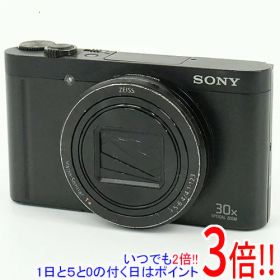 【1日と5.0のつく日、18日はポイント3倍！】【中古】SONY製 Cyber-shot DSC-WX500 ブラック/1820万画素 本体いたみ