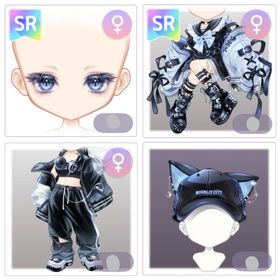 夜猫MOONLIT CITY 4点セット | ピュアニスタのアイテム、RMTの販売・買取一覧