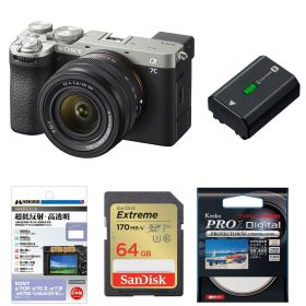 【お買い得セット】[新品]SONY ソニー ミラーレス一眼カメラ α7C II ズームレンズキット シルバー ILCE-7CM2L S（キャンペーン対象商品）