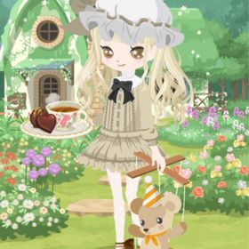 ふりふりドーリーワンピ＆ドーリーハット アイボリー 2点セット | ニコッとタウン(ニコタ)のアカウントデータ、RMTの販売・買取一覧