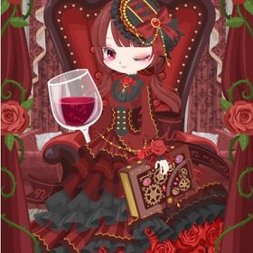 ゴシックコーデ（ハートクイーンL）深紅 ３点セット | ニコッとタウン(ニコタ)のアカウントデータ、RMTの販売・買取一覧