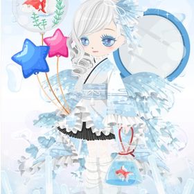 浴衣（華美金魚） 白 ３点セット | ニコッとタウン(ニコタ)のアカウントデータ、RMTの販売・買取一覧